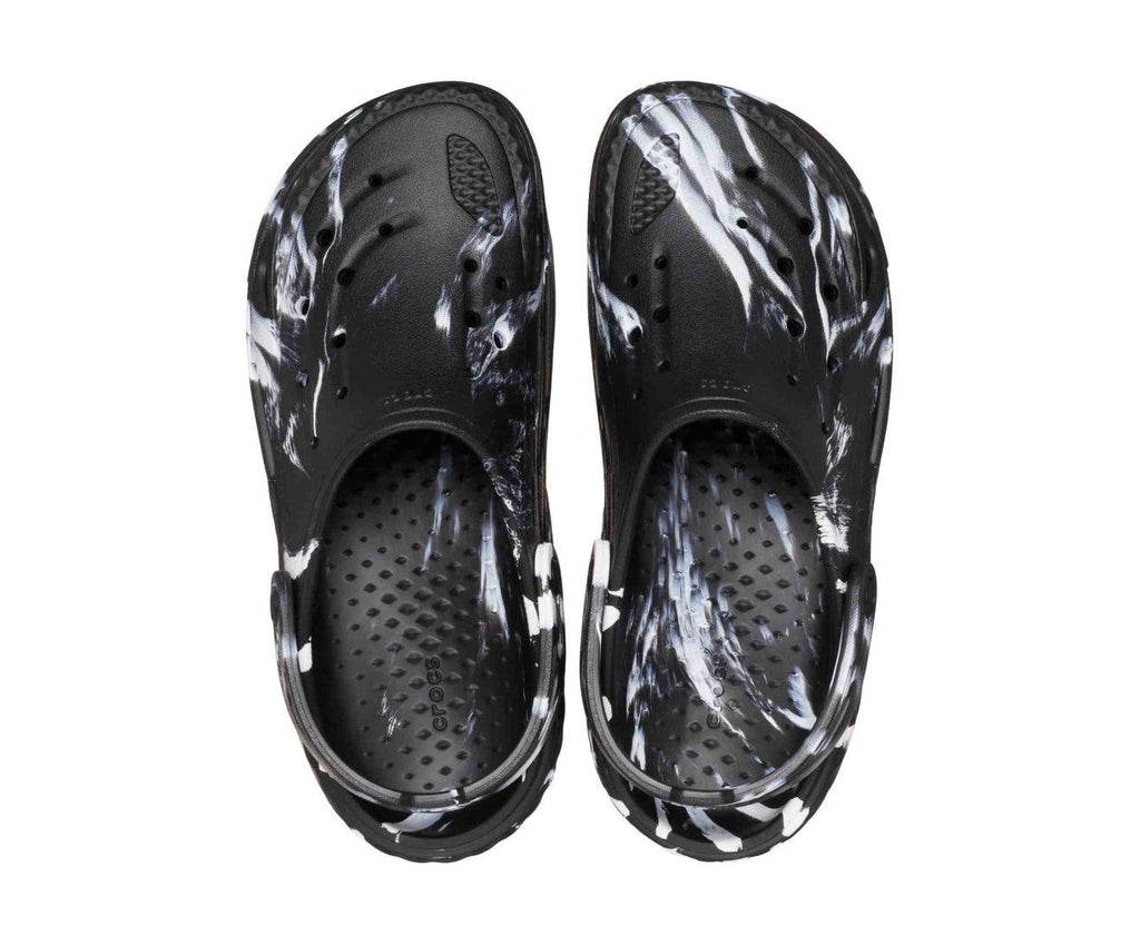 Off Grid Marbled Black/White Unisex Clog