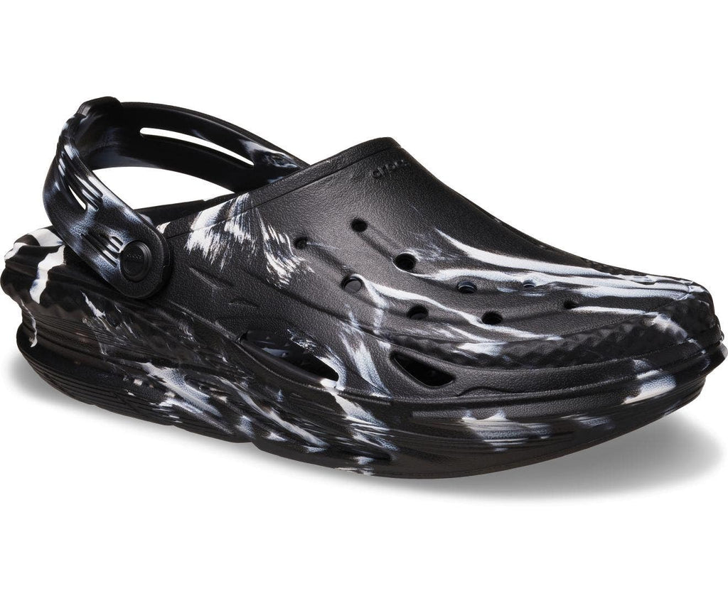 Off Grid Marbled Black/White Unisex Clog