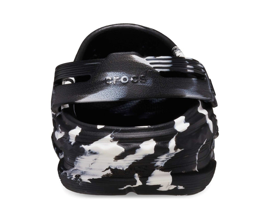 Off Grid Marbled Black/White Unisex Clog