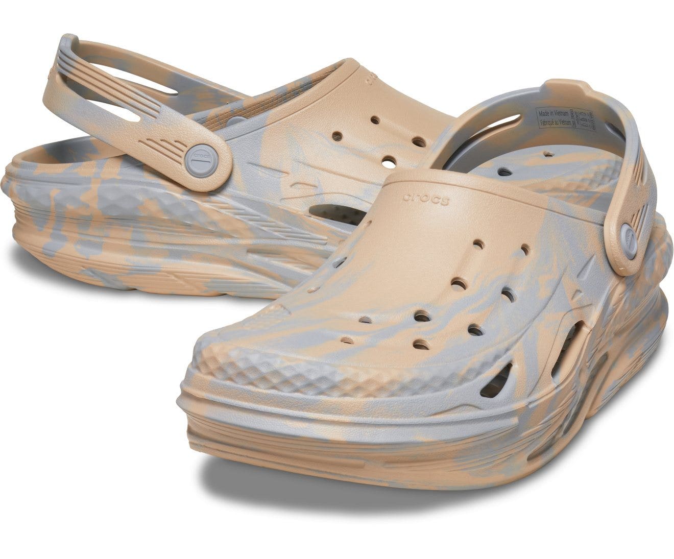 Off Grid Marbled Light Grey/Multi Unisex Clog