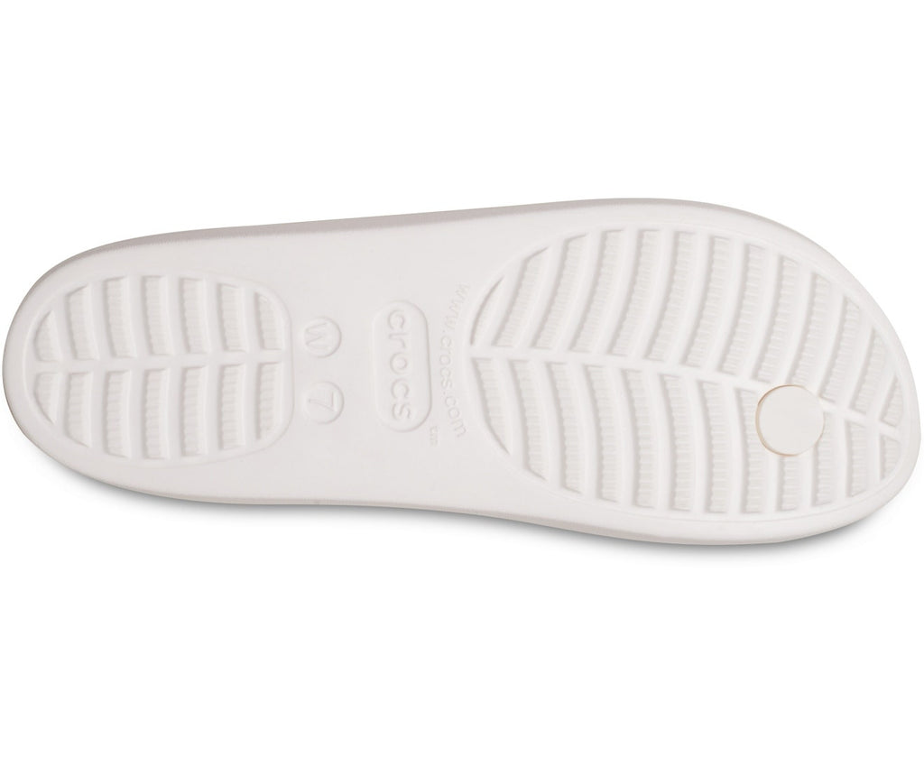 Baya Platform Shimmer Glitter White Women Flip
