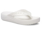 Baya Platform Shimmer Glitter White Women Flip