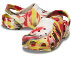 Classic Glow Marbled Varsity Red/Multi Toddler Clog