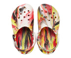 Classic Glow Marbled Varsity Red/Multi Toddler Clog
