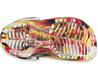 Classic Glow Marbled Varsity Red/Multi Toddler Clog