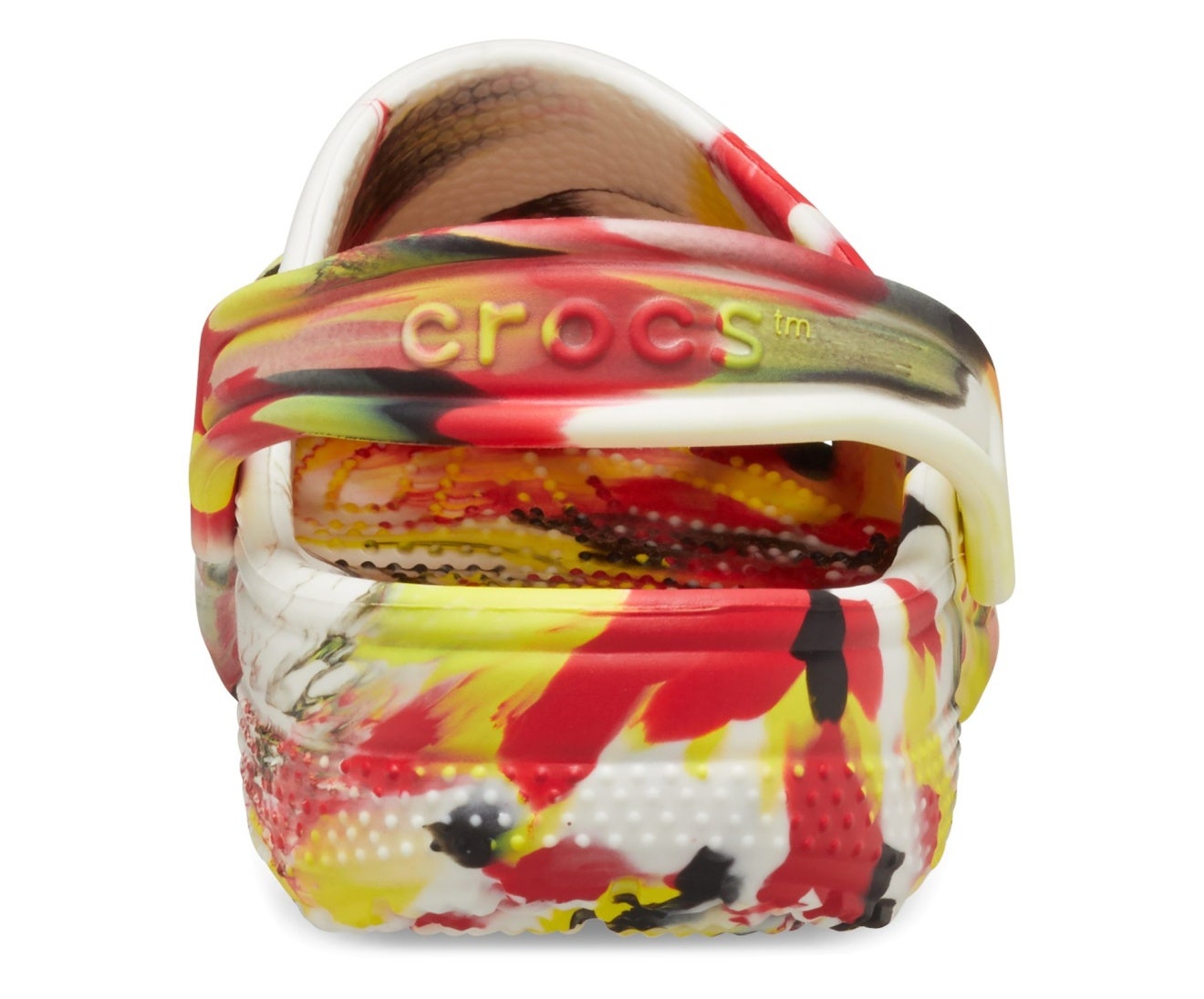 Classic Glow Marbled Varsity Red/Multi Toddler Clog