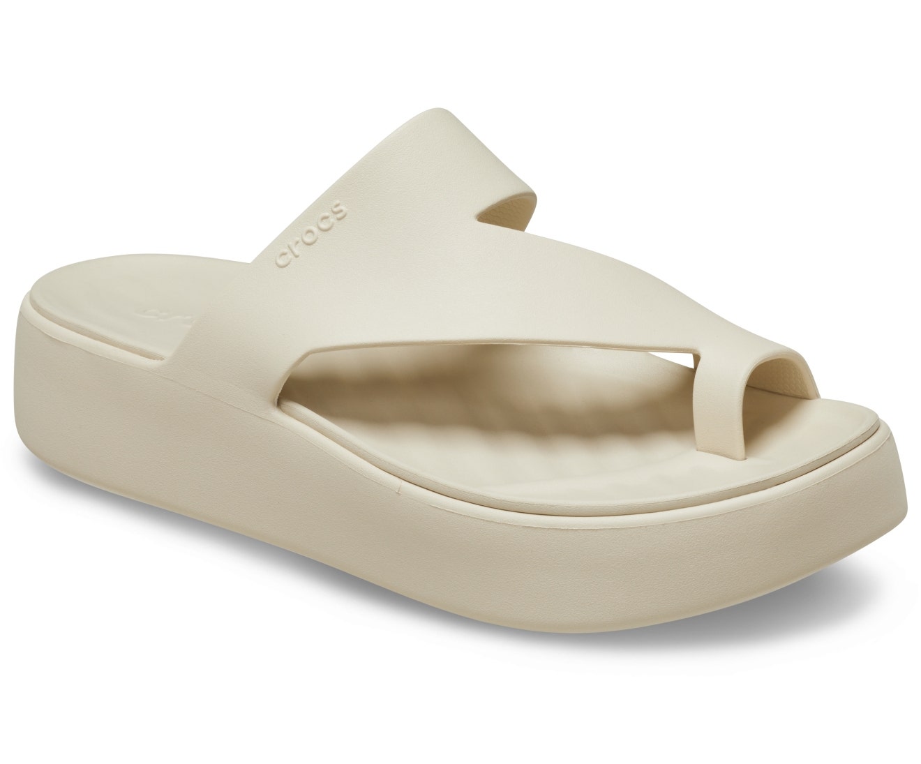 Getaway Platform Toe Loop Sandstone Women Sandal