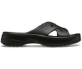 Classic Cross Strap Black Women Slide