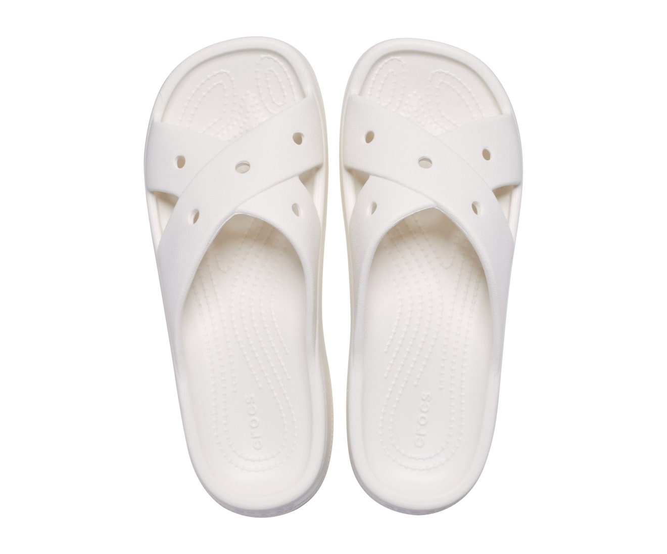 Classic Cross Strap Chalk Women Slide