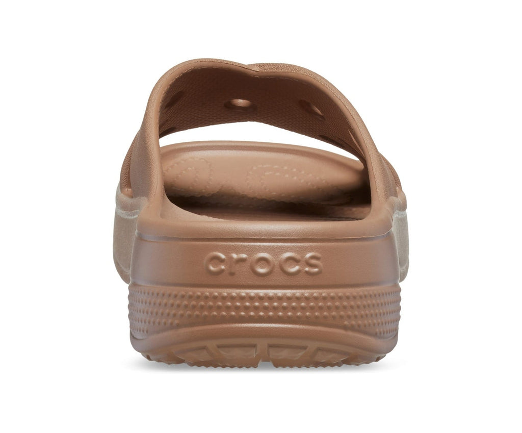 Classic Cross Strap Milk Chocolate Women Slide