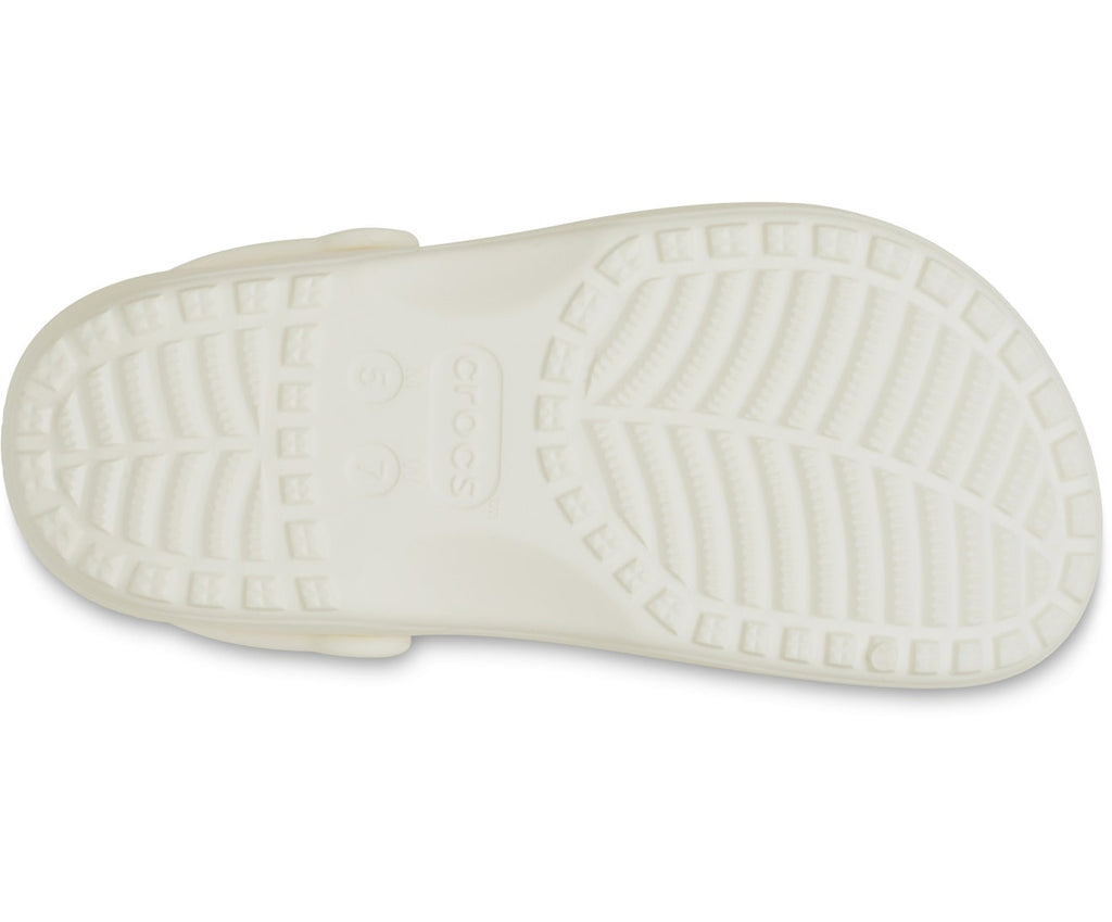 Classic Floral Cutout Chalk Unisex Clog