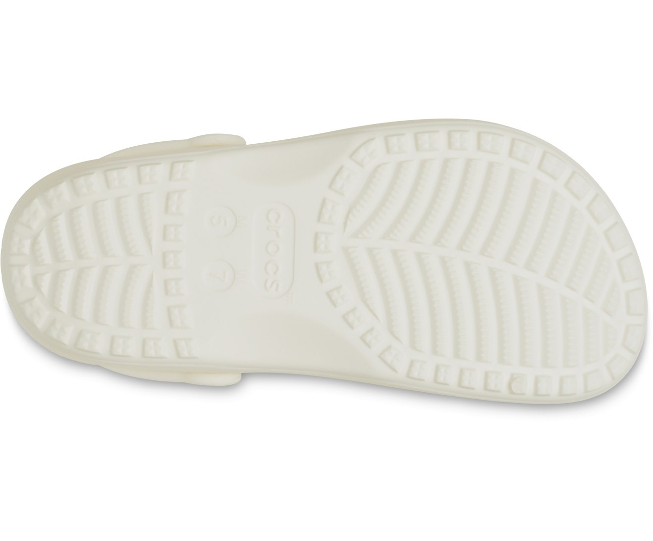 Classic Floral Cutout Chalk Unisex Clog