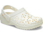Classic Floral Cut Out Chalk Kids Clog