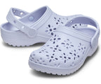 Classic Floral Cutout Purple Moon Toddler Clog