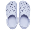 Classic Floral Cutout Purple Moon Toddler Clog