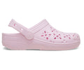 Classic Floral Cut Out Pink Milk Toddler Clog