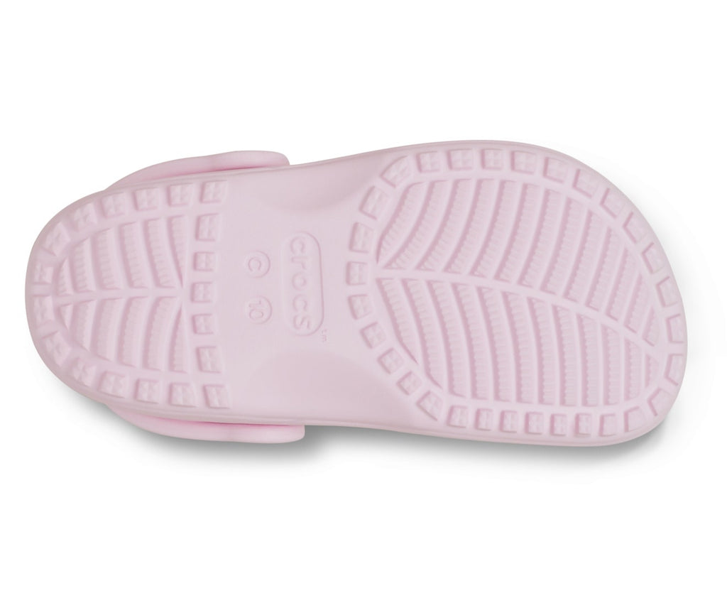 Classic Floral Cut Out Pink Milk Toddler Clog