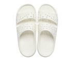 Classic Floral Cutout Chalk Unisex Sandal