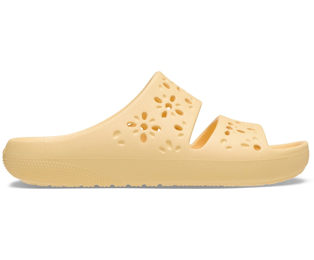 Classic Floral Cutout Golden Hour Unisex Sandal