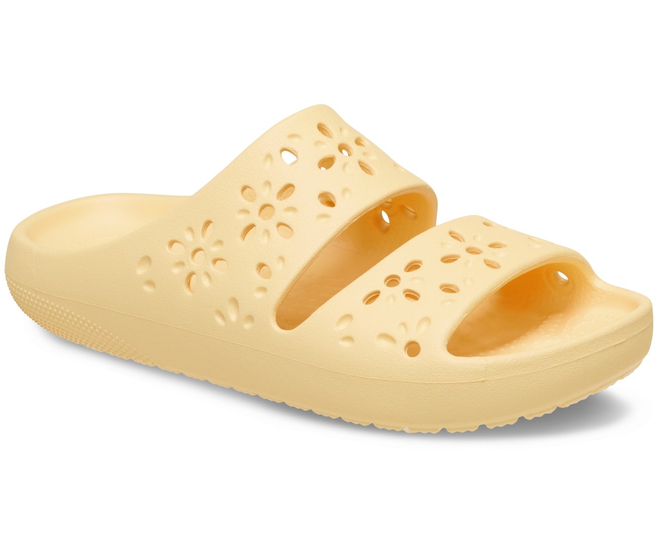 Classic Floral Cutout Golden Hour Unisex Sandal