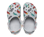 Classic Race Cars Graphic Mirage/Multi Toddler Clog
