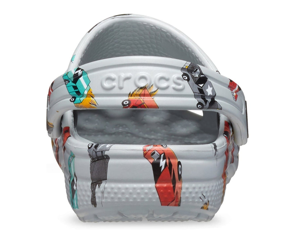 Classic Race Cars Graphic Mirage/Multi Toddler Clog