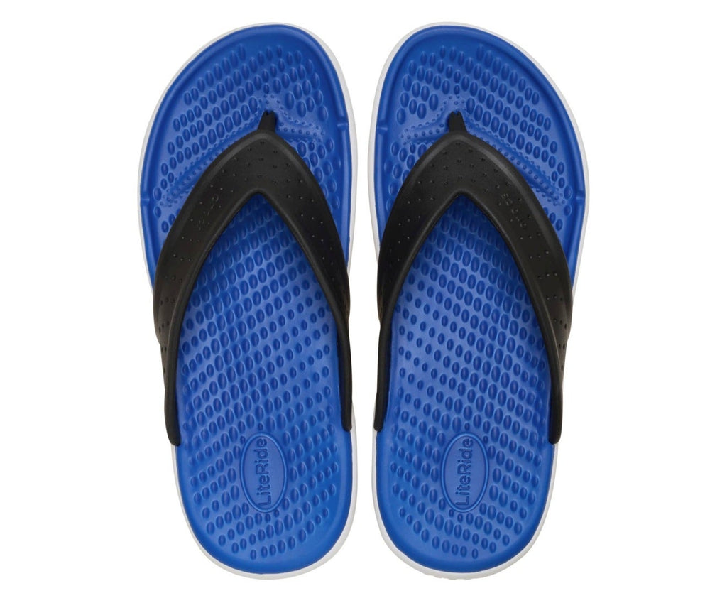 InMotion Black/Blue Bolt Men Flip