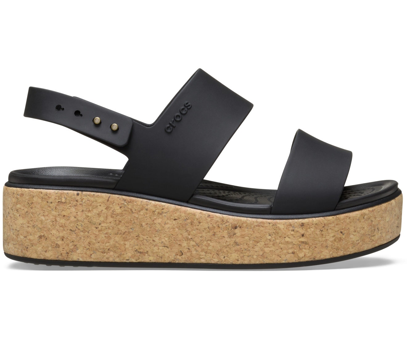 Brooklyn Cork Low Black/Black Women Sandal
