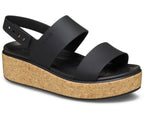 Brooklyn Cork Low Black/Black Women Sandal