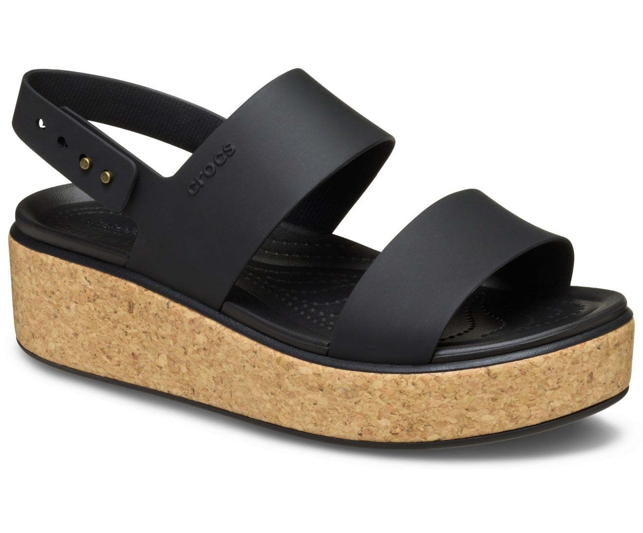 Brooklyn Cork Low Black/Black Women Sandal