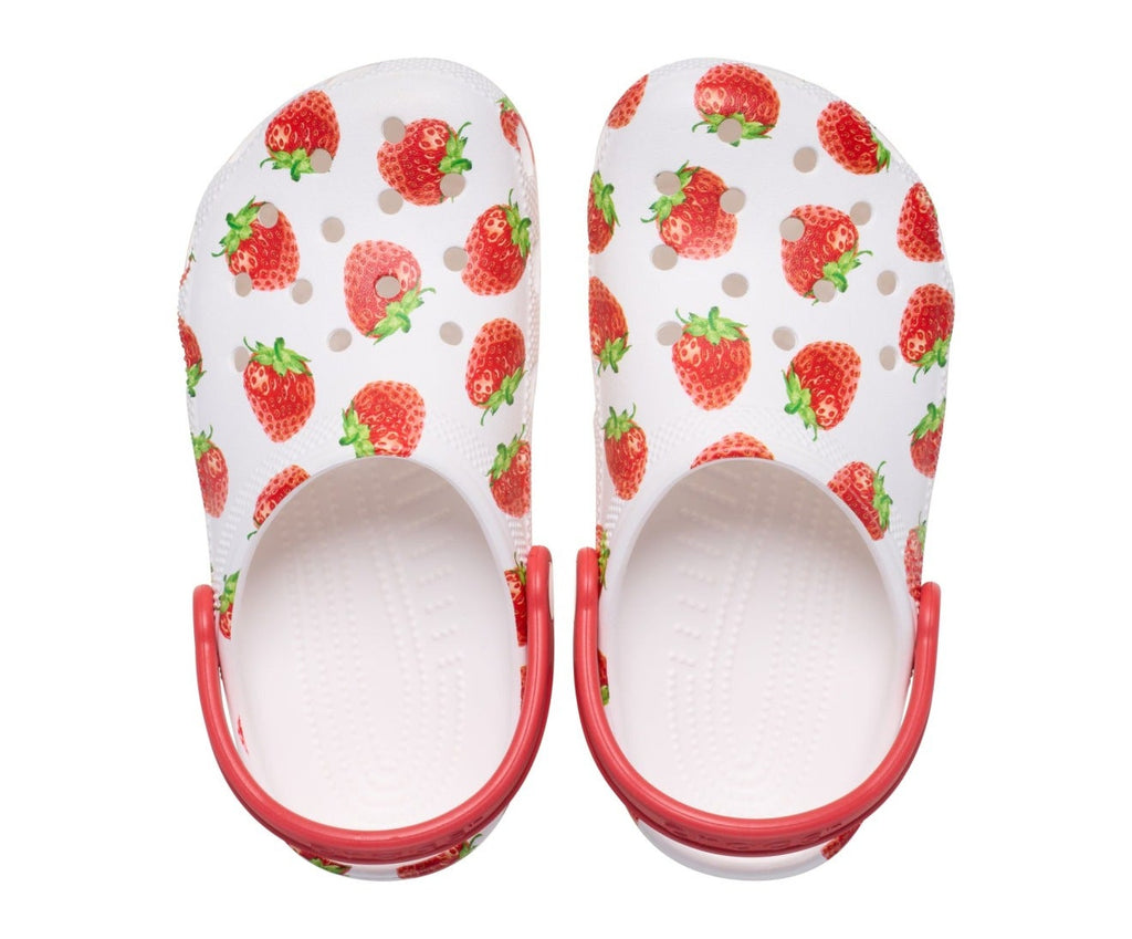 Classic Fresh Fruits White Toddler Clog