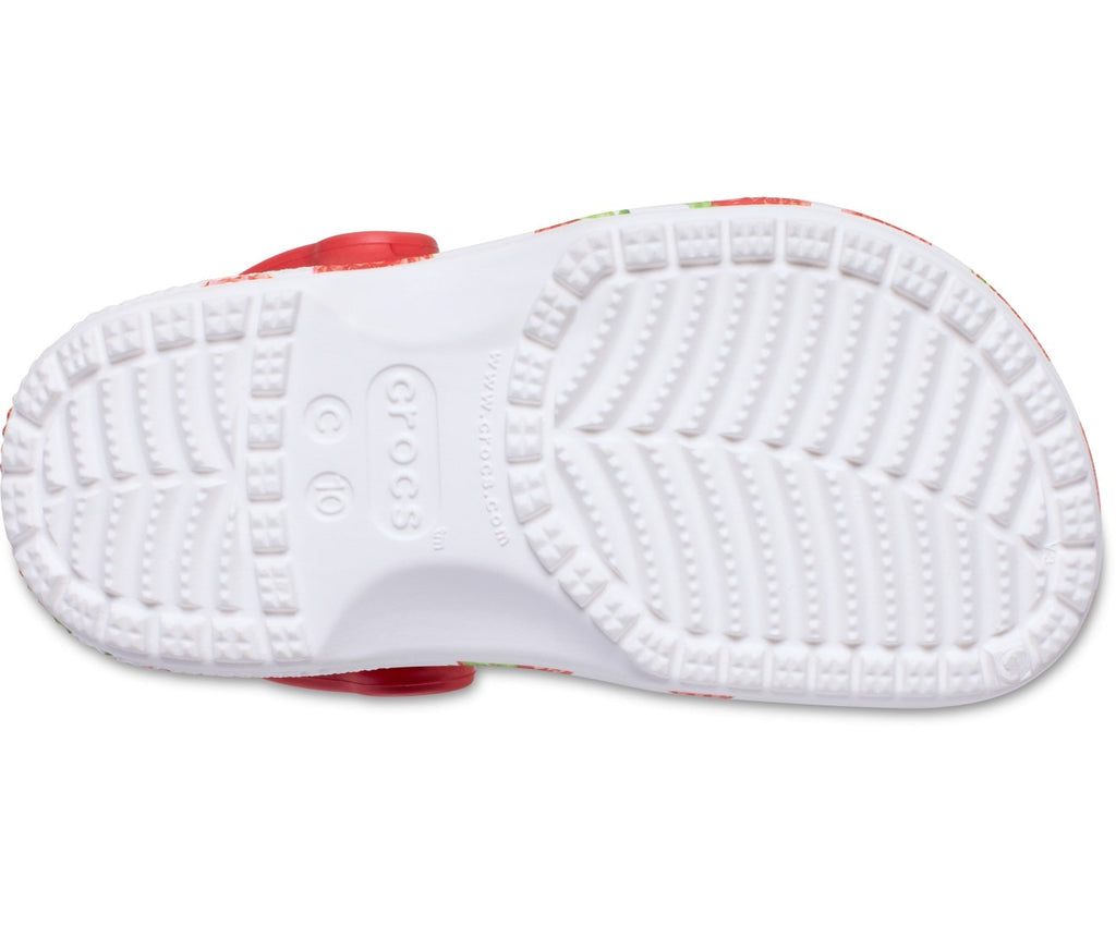 Classic Fresh Fruits White Toddler Clog