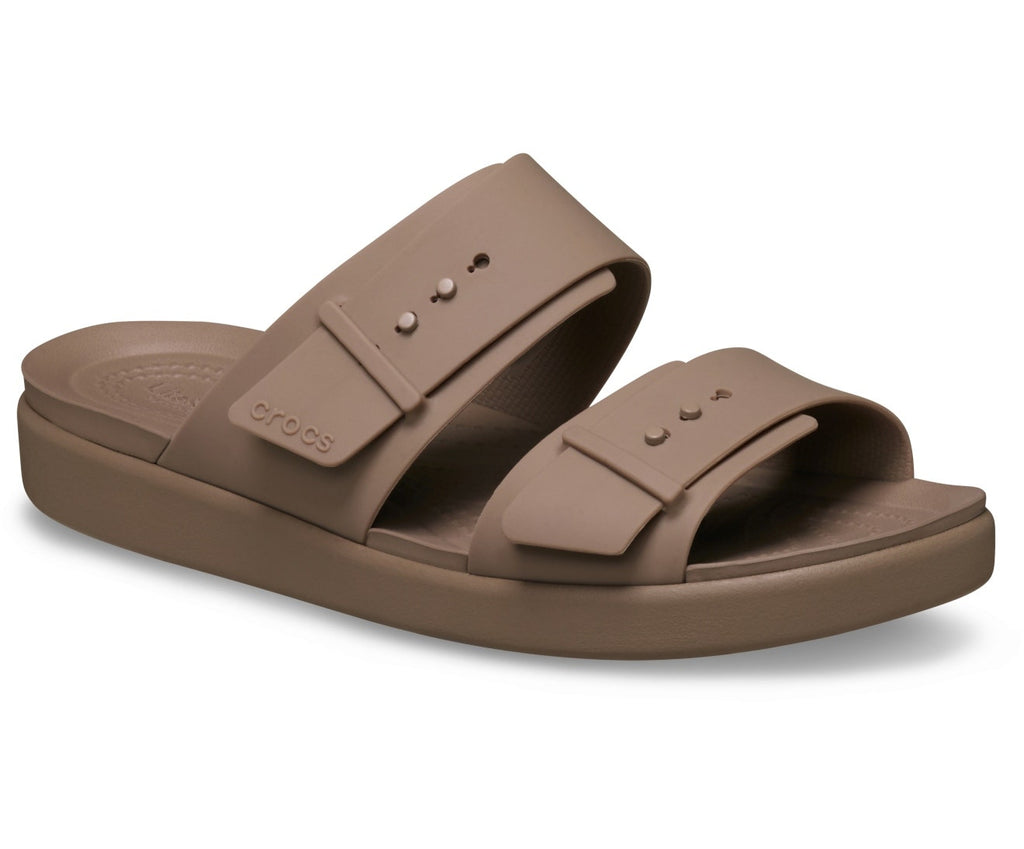 Brooklyn Buckle Low Low Latte Women Sandal