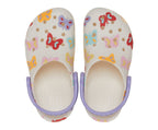 Classic Butterfly Graphic Chalk Toddler Clog