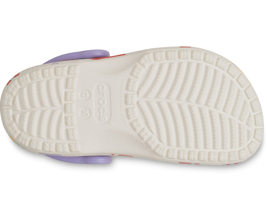 Classic Butterfly Graphic Chalk Toddler Clog