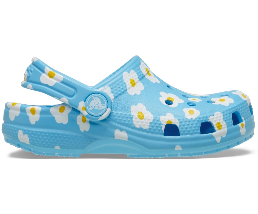 Classic Daisy Tinted Glass Toddler Clog