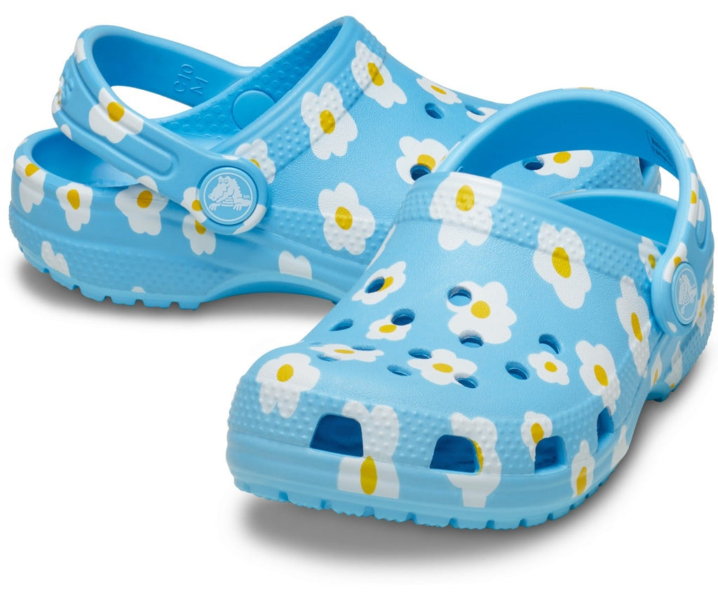 Classic Daisy Tinted Glass Toddler Clog