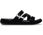 Getaway Patent Strappy Black Women Flip