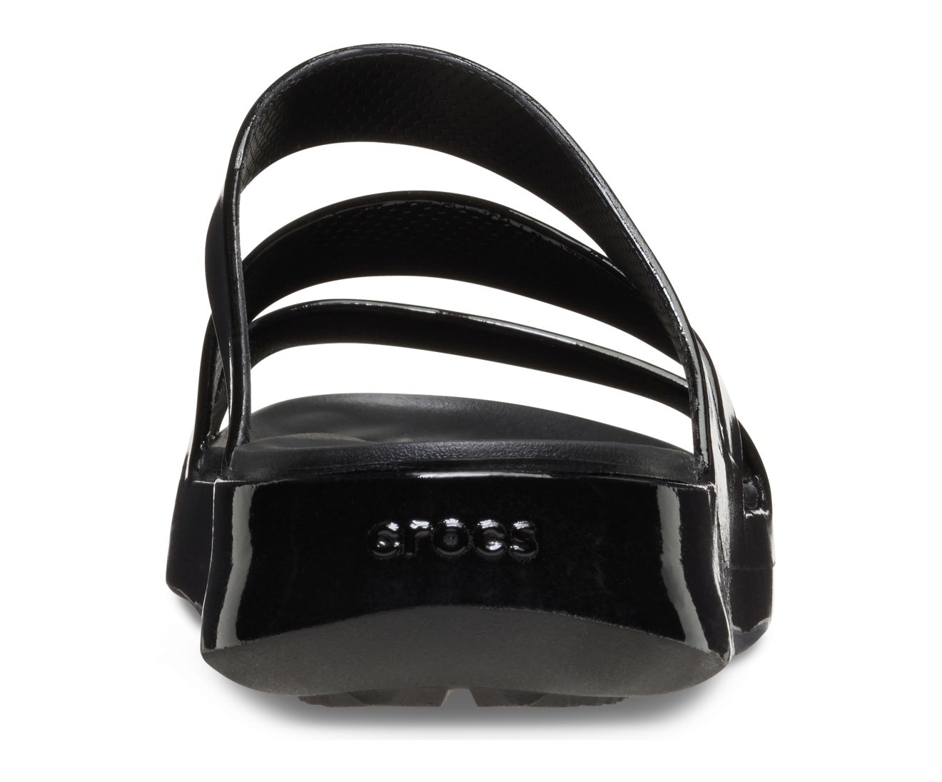 Getaway Patent Strappy Black Women Flip