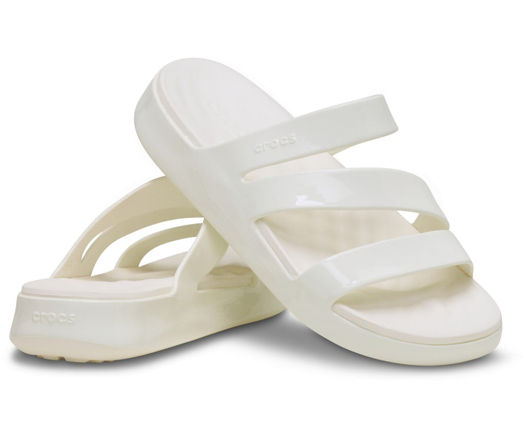 Getaway Patent Strappy Chalk Women Flip