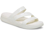Getaway Patent Strappy Chalk Women Flip