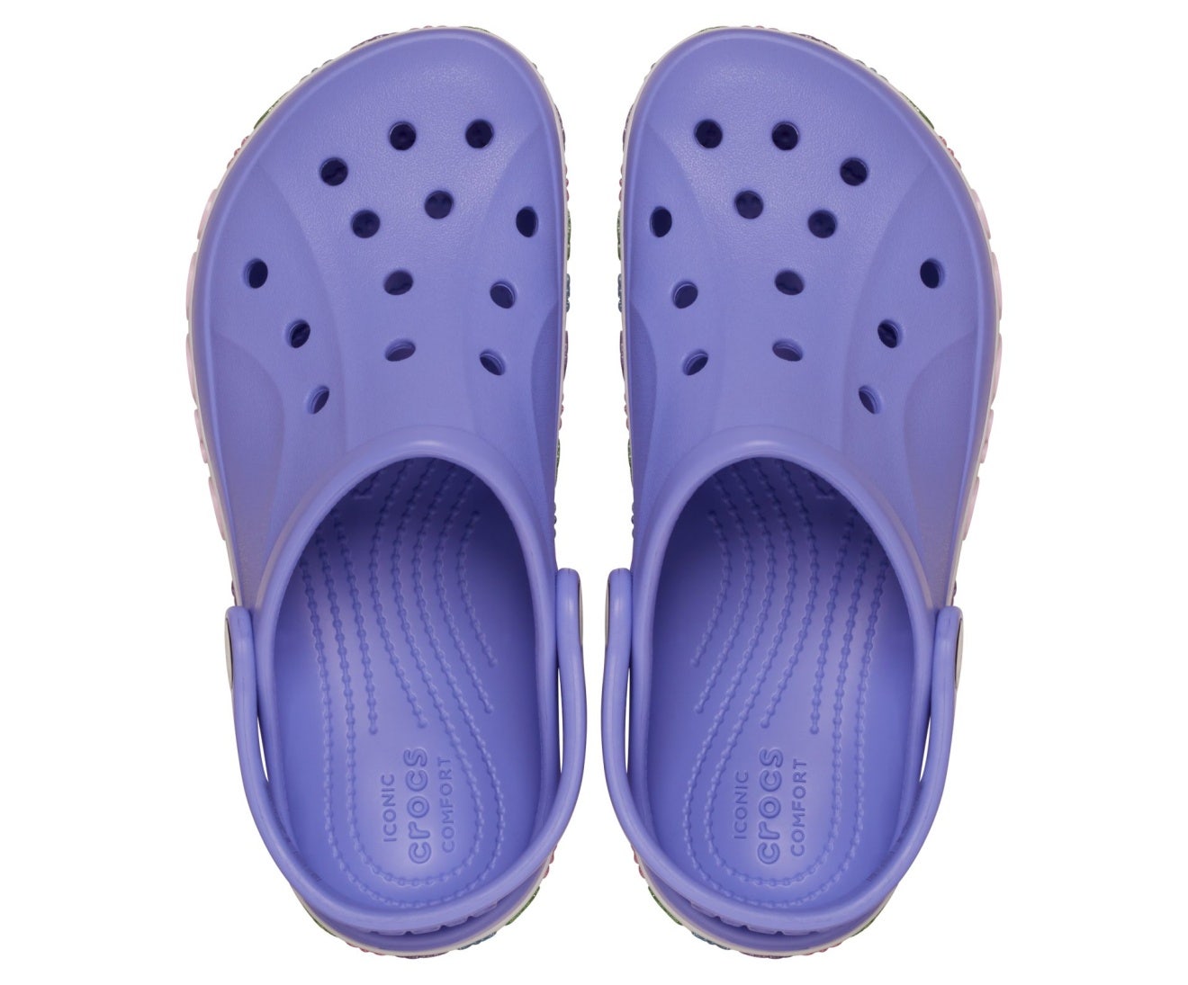 Bayaband Flower Band Digital Violet Kids Clog
