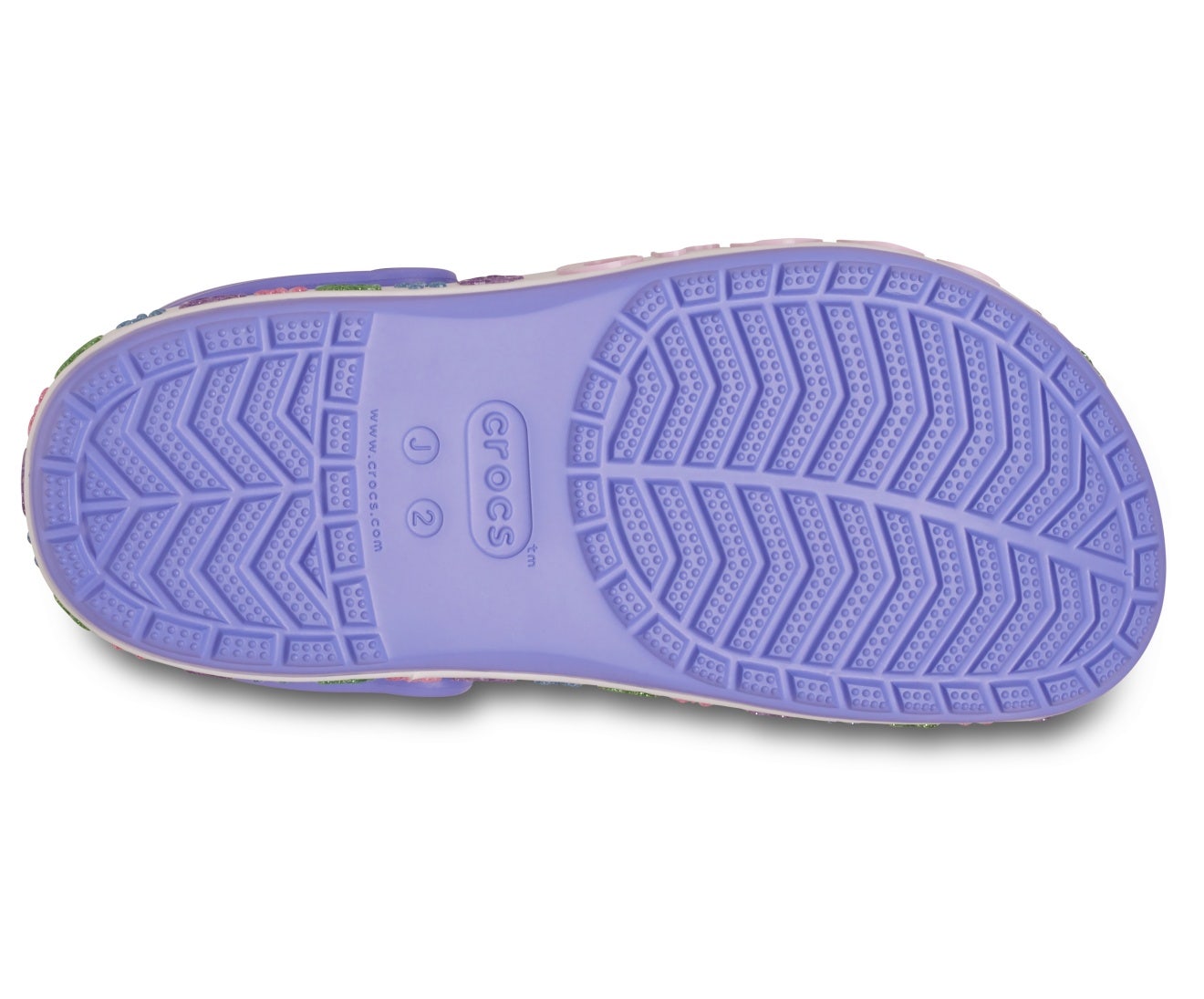 Bayaband Flower Band Digital Violet Kids Clog
