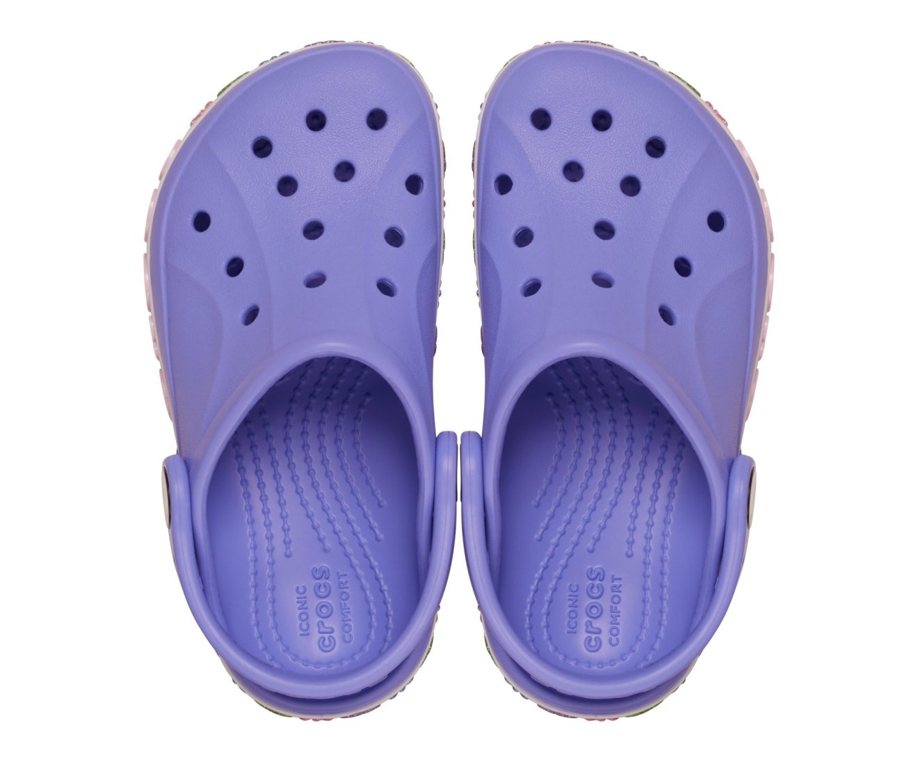 Bayaband Flower Band Digital Violet Toddler Clog