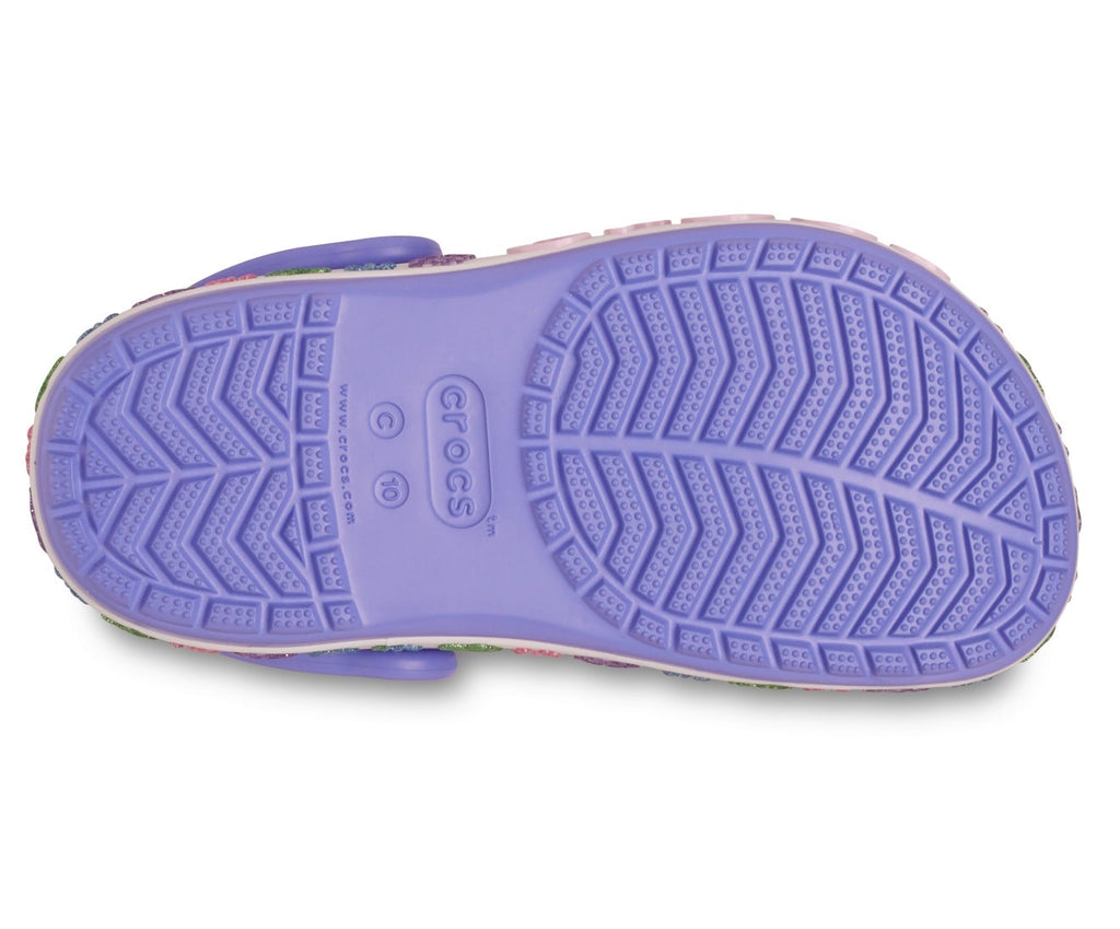 Bayaband Flower Band Digital Violet Toddler Clog