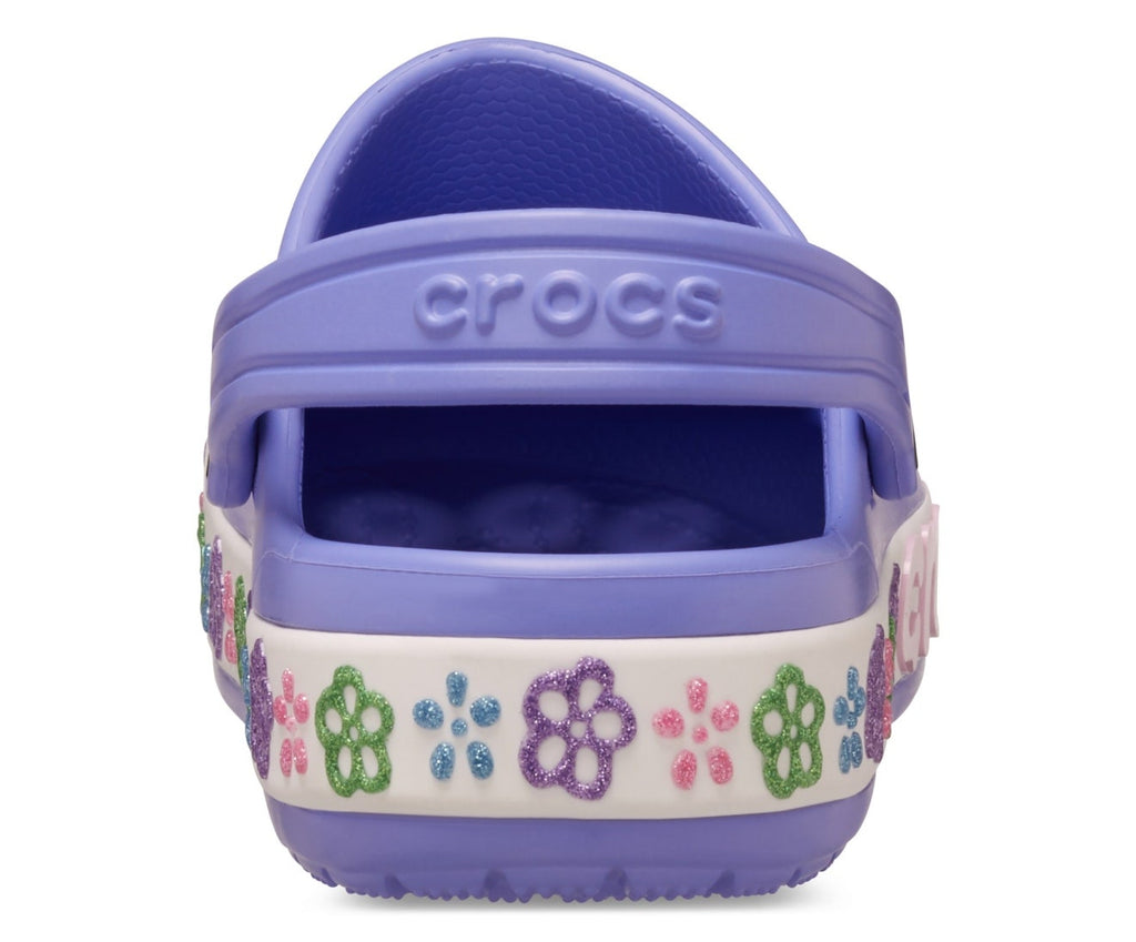 Bayaband Flower Band Digital Violet Toddler Clog