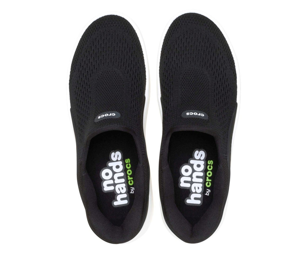 No Hands Slip On Men Black Sneaker