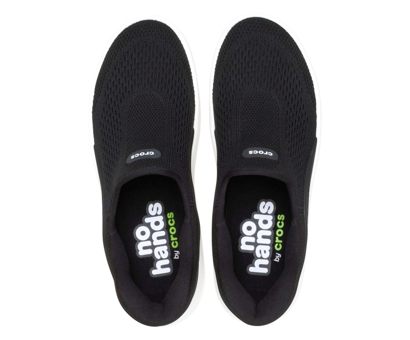 No Hands Slip On Men Black Sneaker
