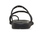 Miami Studded Toe Loop Black Women Sandal