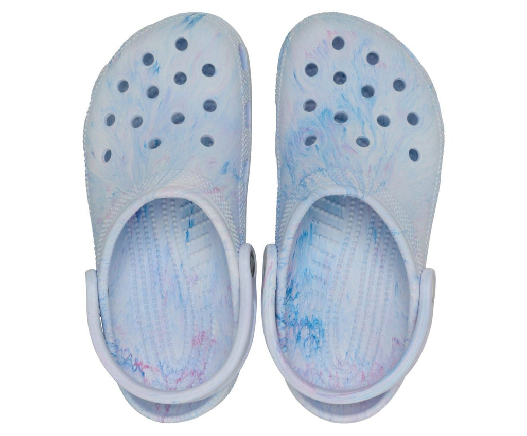 Classic Watercolor Marbled Oxygen Swirl Unisex Clog